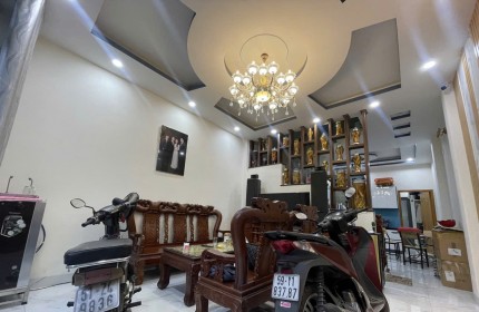 Nhà đẹp lung linh 3 tầng,84.5 m2, nhà mới. Hẻm Xe tải né nhau, thông các đường, gần Bệnh viện, Quốc lộ, Ô tô ngủ sân chỉ có 6,5 tỷ, Quận 12, TTH 21